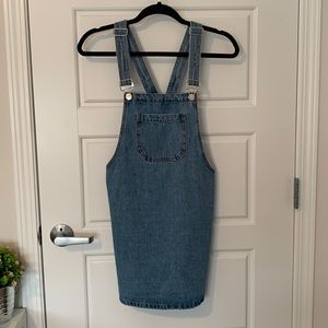 FOREVER 21 overall denim dress